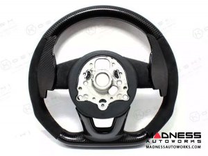 Audi RS4 Steering Wheel Upper Part - Carbon Fiber - 2017-2018